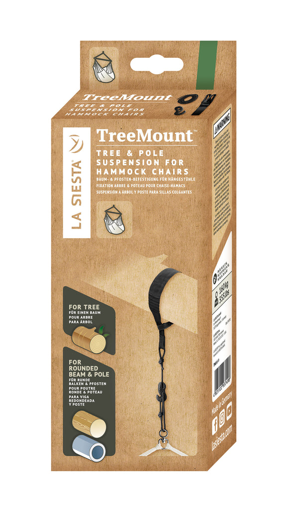 La Siesta Treemount Black - Kiinnityssarja puuhun riipputuoleille